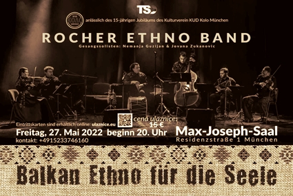 Koncert ROCHER ETHNO BAND u Minhenu / 27. maja 2022. godine