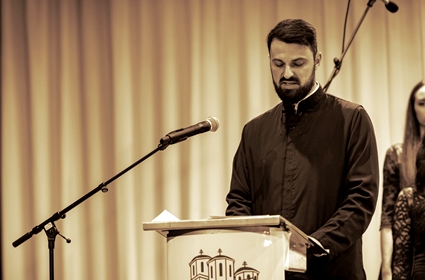 Erzpriester Bojan Simić Grußwort zum Jubiläumsfestakt