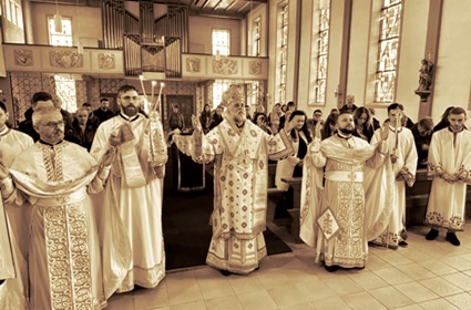 Besjeda Episkopa Grigorija na praznik Ulaska Gospoda Isusa Hrista u Jerusalim – Au (Frajburg)
