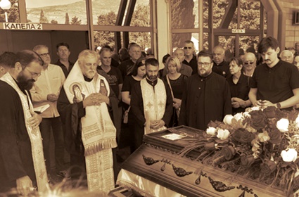 Episkop Grigorije se u Trebinju oprostio od dr Nebojše Grkavca