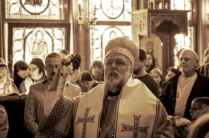 Света архијерејска литургија у Гепингену
