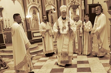 Митрополит Григорије служио свету Литургију у цркви Светог Николе у Котору