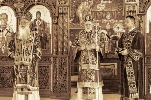 Света архијерејска Литургија у Лајонсу (Илиноис)